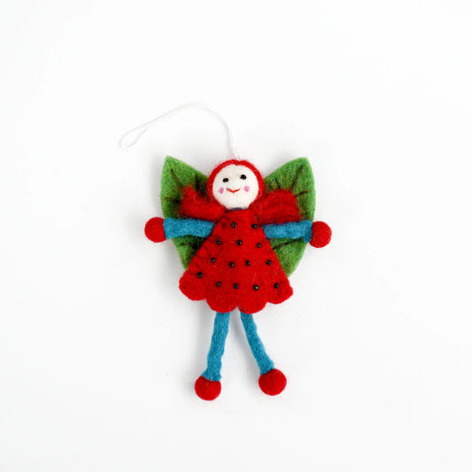 Felt Leaf Fairy ~ Red Hair