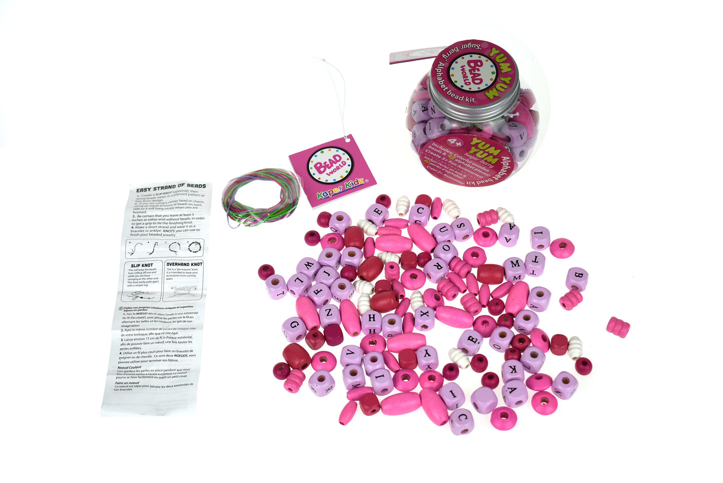 Yum Yum Alphabet Bead Craft Kit Assorted*