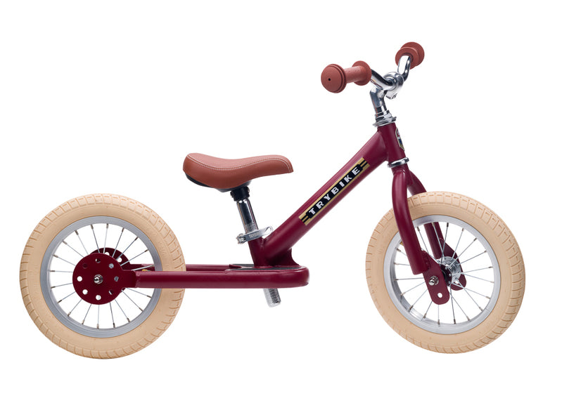 Trybike - Matt Red Vintage with Cream Tyres *PRE ORDER*