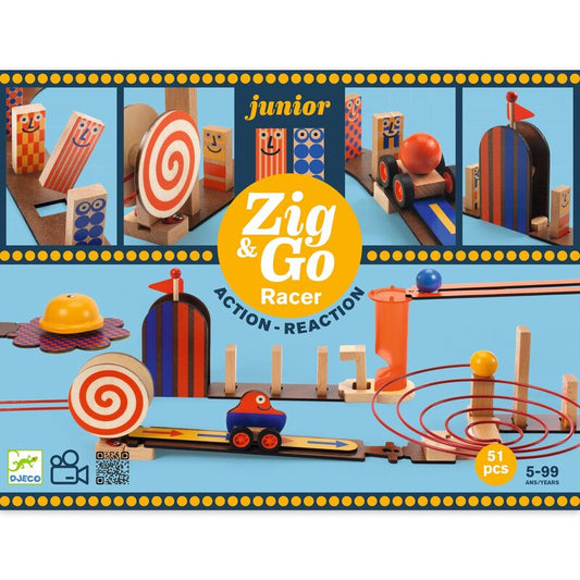 Zig & Go Junior Racer Set 51pc Set