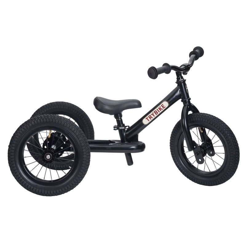 Trybike - Black Steel with Black Tyres & Grips - *PRE ORDER*