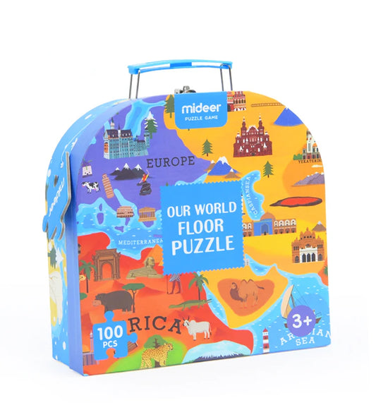Our World Floor Puzzle - Mideer