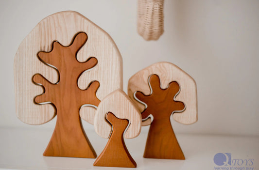 2-Tone Wooden Trees
 - Qtoys