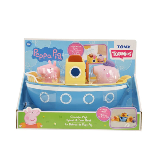 TOMY Peppa Pig - Grandad Pigs Splash & Pour Boat