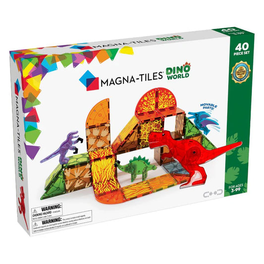 MAGNA-TILES Dino World 40-Piece