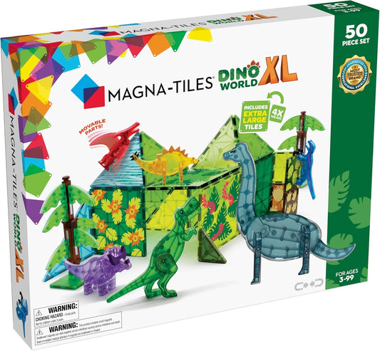 MAGNA-TILES Dino World XL - 50 piece