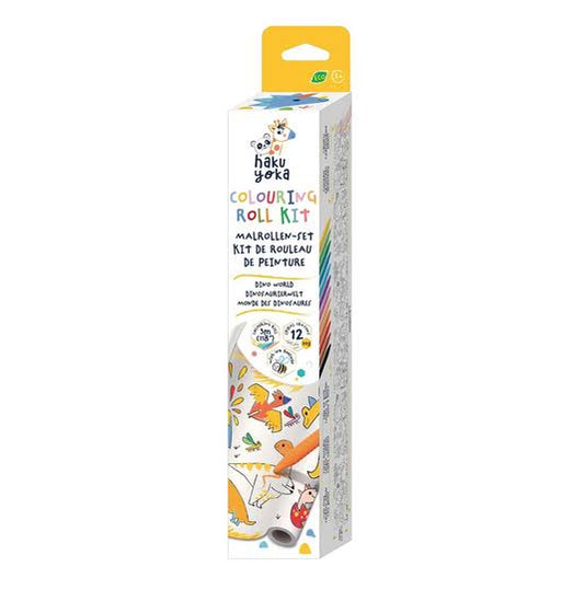 Haku Yoka Colouring Roll Kit - Dino World