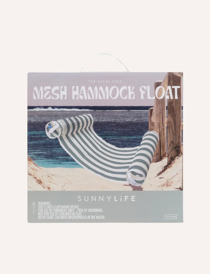 Sunnylife - Mesh Hammock Float - Sage