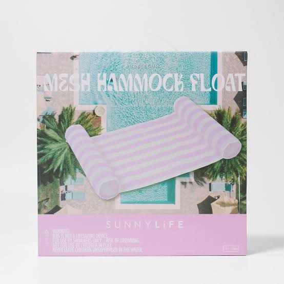 Sunnylife - Mesh Hammock Float- Bubblegum