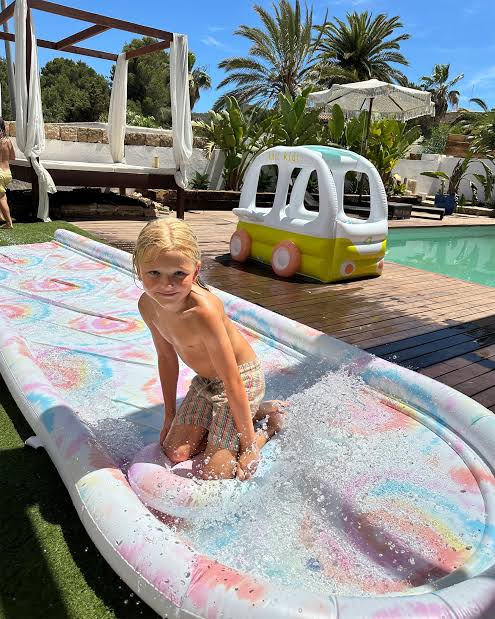 Slip, Slide and Body Board Set Tie Dye Multi - Sunnylife