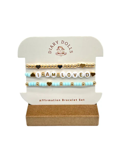 Affirmation Bracelet Set - Diary Dolls (assorted)