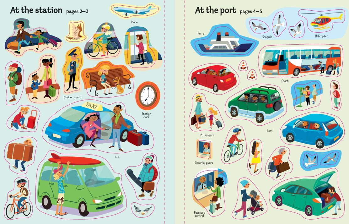 First Sticker Book Travel