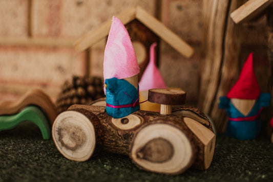 Wooden Gnome Car