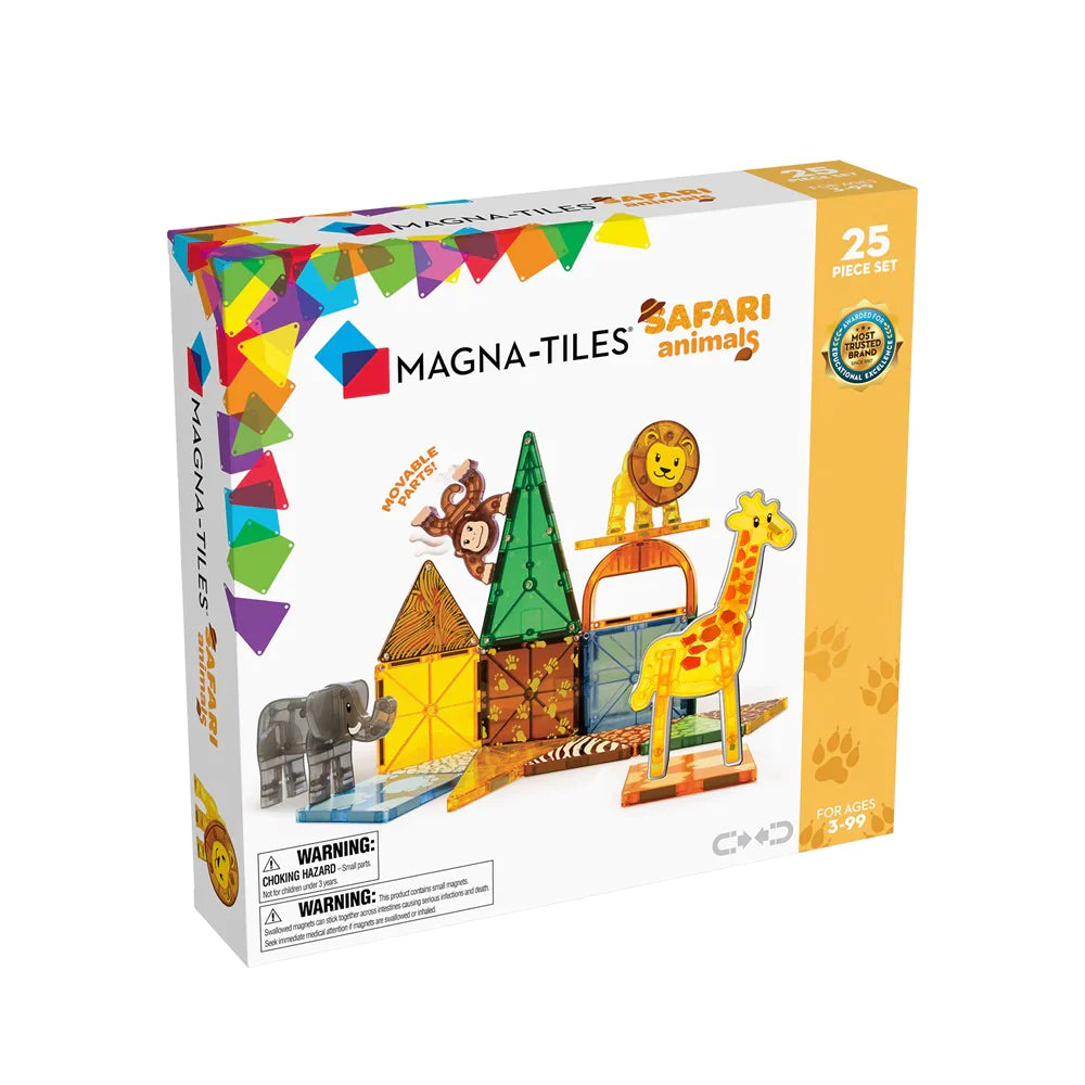 MAGNA-TILES Safari Animal 25pc Set