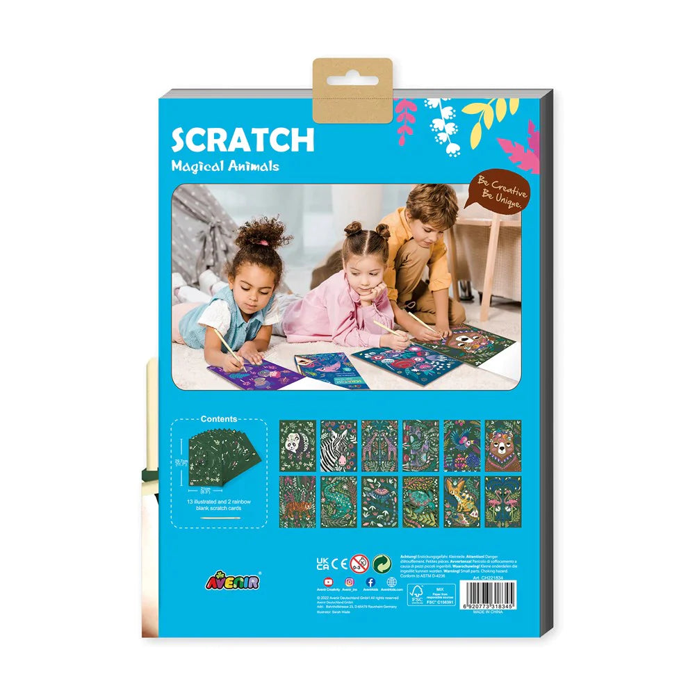 Scratch Magical Animals A4
