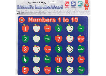 Magnetic Learning Board - Numbers 1 to 10