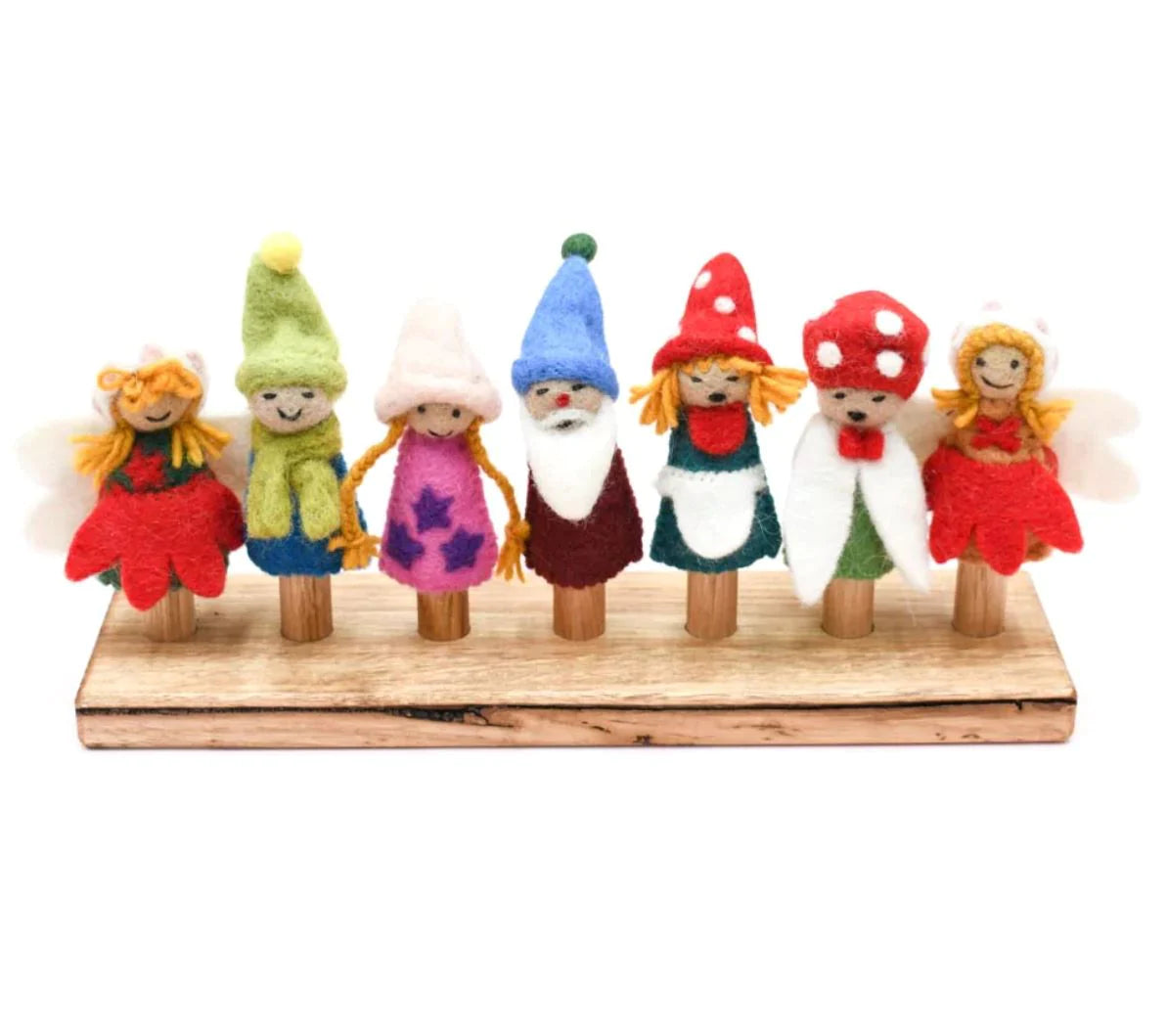 Fairies & Gnomes Finger Puppet Set