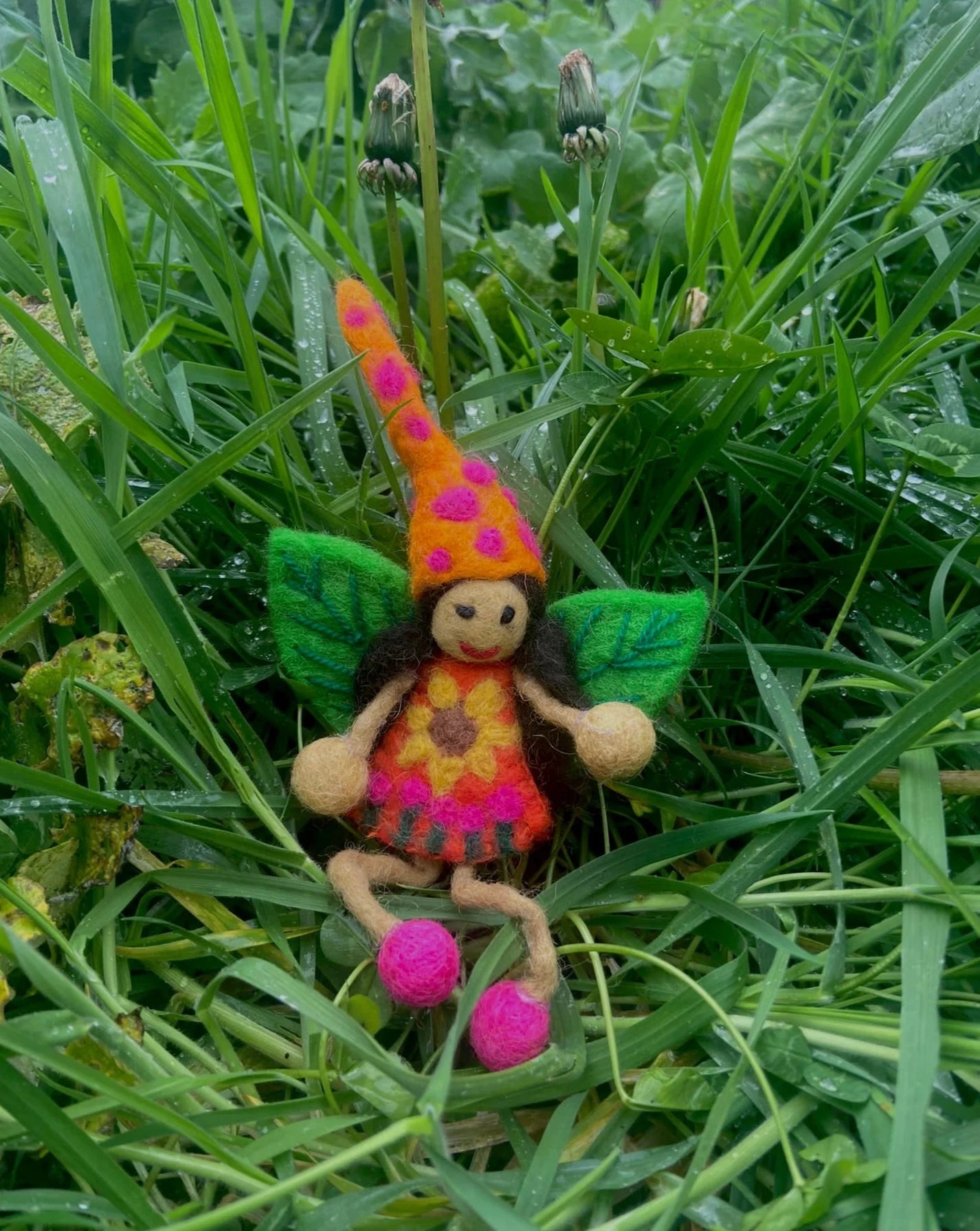 Felt Solstice Fairy Small