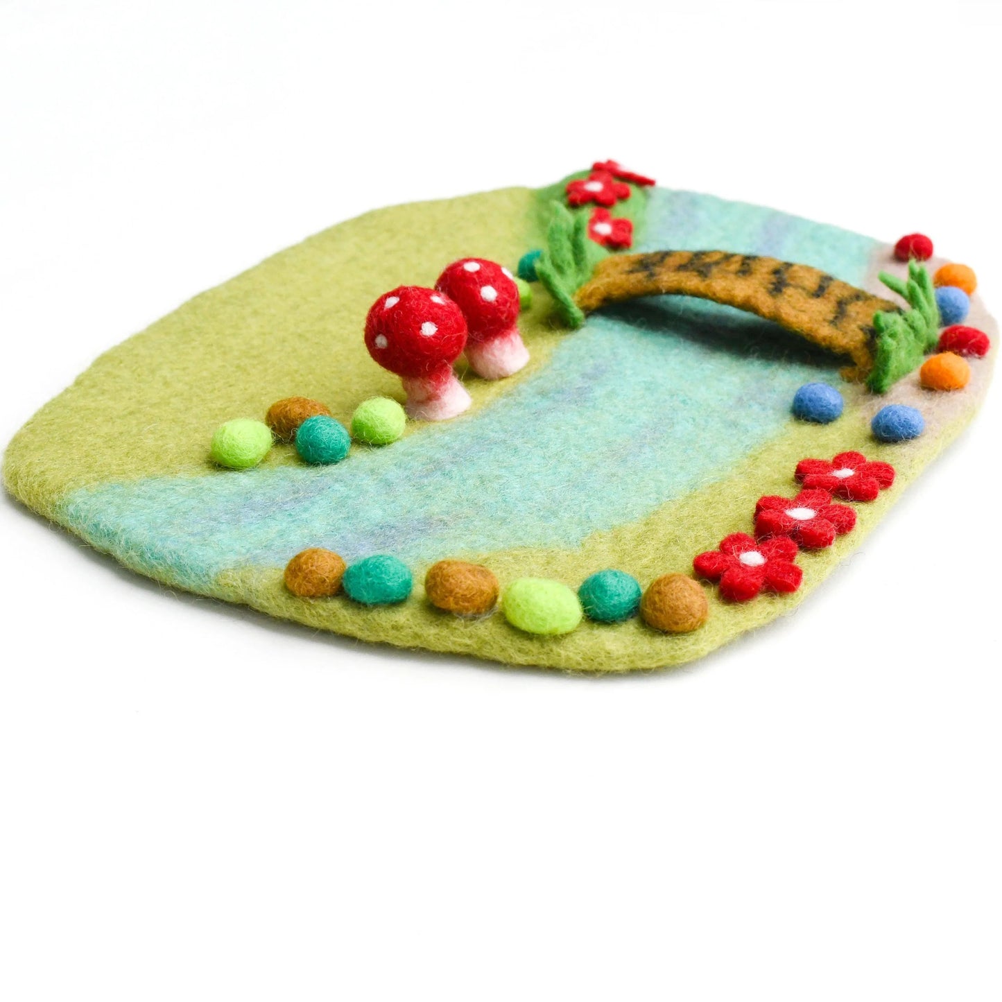 Fairy River and Bridge Play Mat Playscape