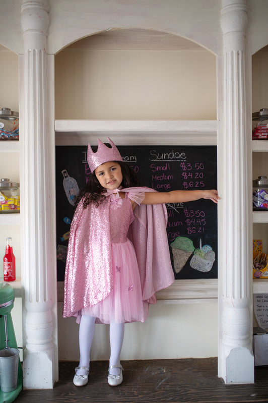 Precious Pink Sequin Crown