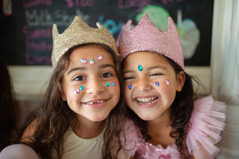 Precious Pink Sequin Crown