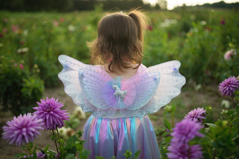 Pastel Magical Unicorn Skirt & Wings (Size 4-6)