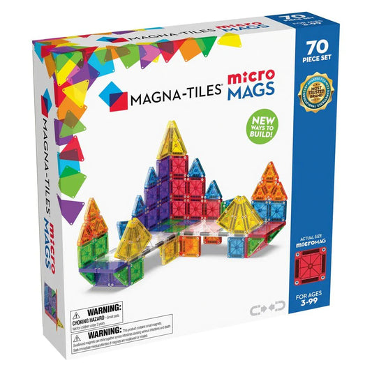 Magna-Tiles microMAGS – 70 Piece Set