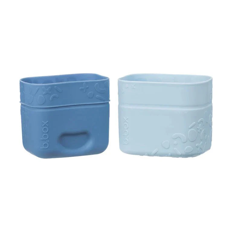 b.box Silicone Snack Cups - Ocean