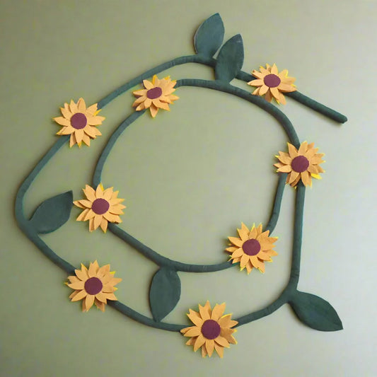 Felt Sunflower Garland