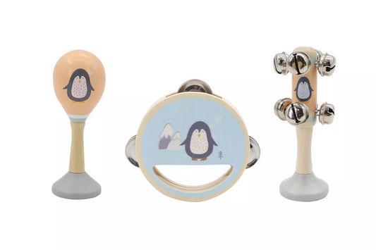 Calm & Breezy Penguin 3 pcs Music Set