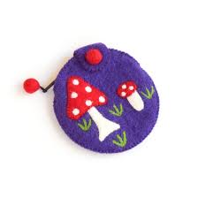 Felt Mushroom Purse - Tara Treasures