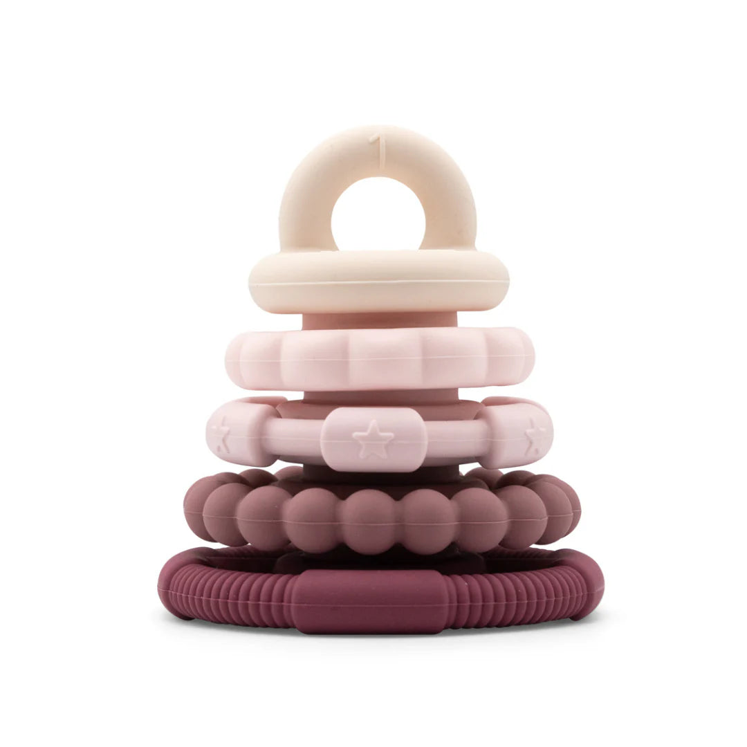 Jellystone Rainbow Stacker Teether - Dusky