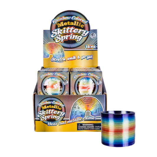 Rainbow Metallic Metal Magic Spring / Slinky