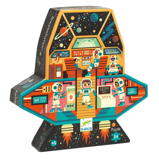 Space Station Silhouette Puzzle 54 pc