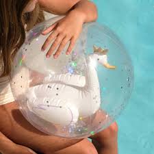 Sunnylife Princess Swan 3D Inflatable Beach Ball