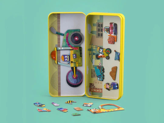 Travel Magnetic Puzzle - Trucks